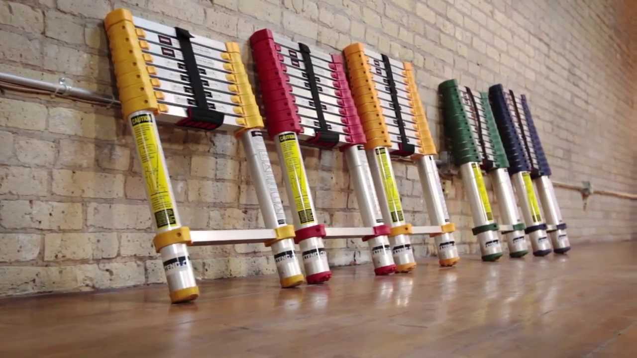 ladders in different colors