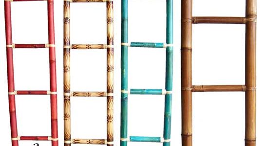 bamboo ladders colored