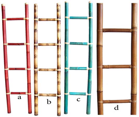 bamboo ladders colored