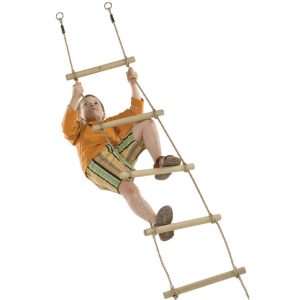 wooden rope ladder